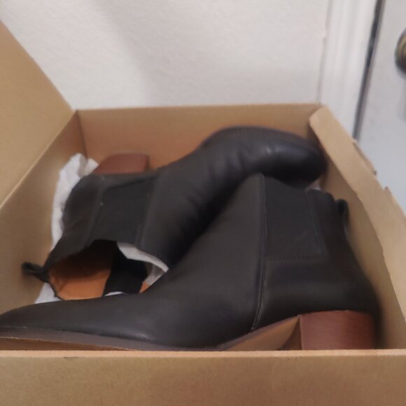 J.Crew Factory Rory Leather Heeled Boots - Picture 2 of 5